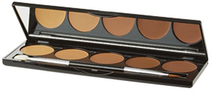 Jolie Ultra Blendable 5 Shade Cream Contouring & Highlighting Palette (Dark)
