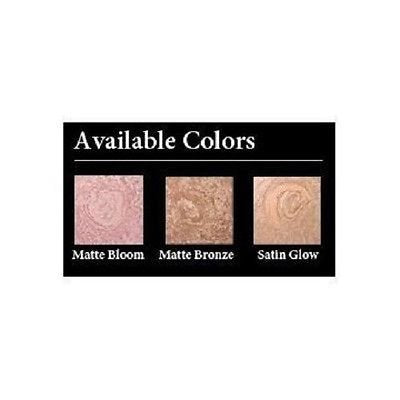 Jolie Marbleized Baked Finishing Powder Bronzer, Highlighter (Satin Glow)