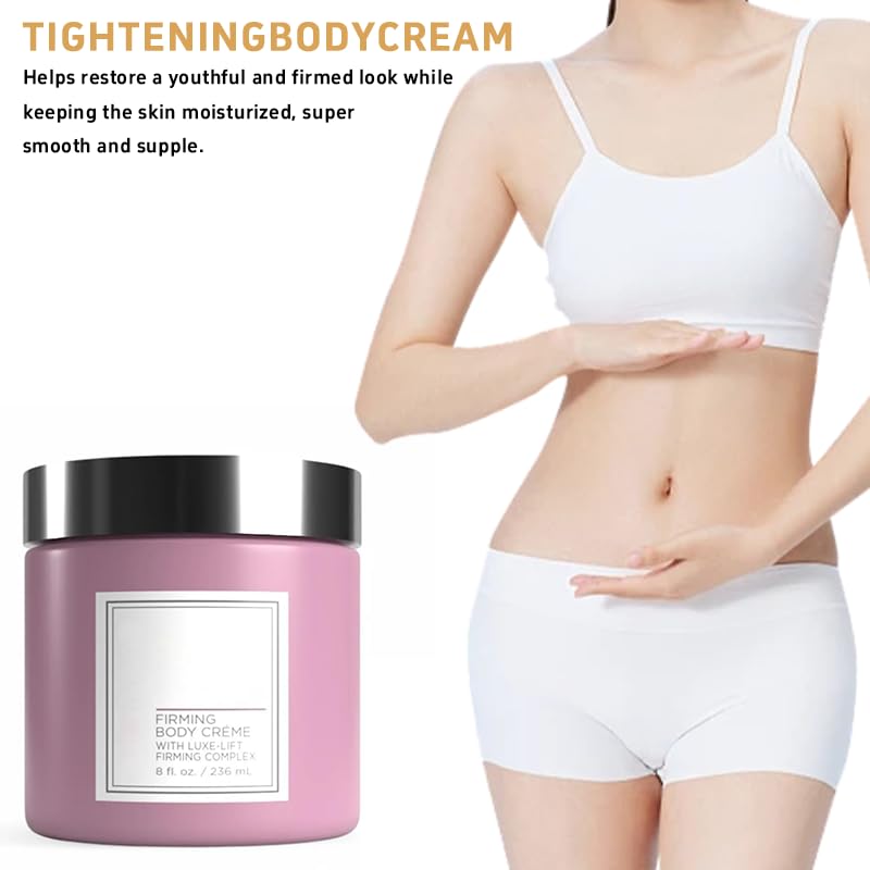 Champagne Lift Body Creme,lift firming body creme, with Luxe-Lift Firming Complex & Pink Pepperslim,Deep Hydration & Smoothing, Hydrates Dry Skin Arms & Legs (Rose)