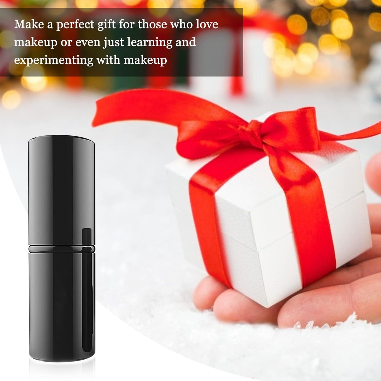 Falliny Retractable Kabuki Makeup Brush, Angled Travel Powder Blush Brush Foundation Makeup Brush with Cover for Blush, Sunscreen,Bronzer, Buffing, Concealer,Highlighter, Powder Cosmetics