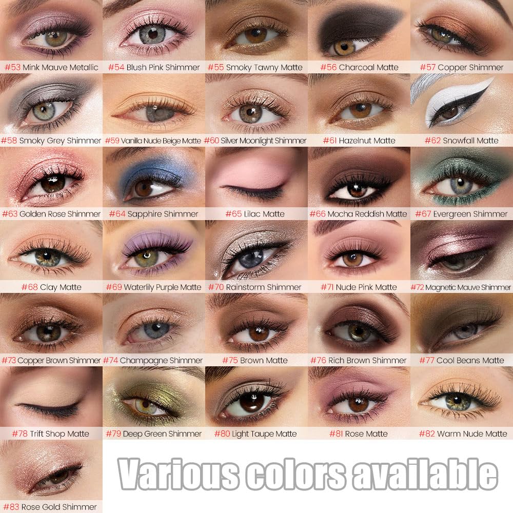 8Pcs Cream Eye Shadow Sticks Makeup for Women, Matte Shimmer Eyeliner Pencil Eyeshadow Brightener Stick for Eyes, Waterproof Eyeshadow Applicator Blendable sombras para ojos Set09#