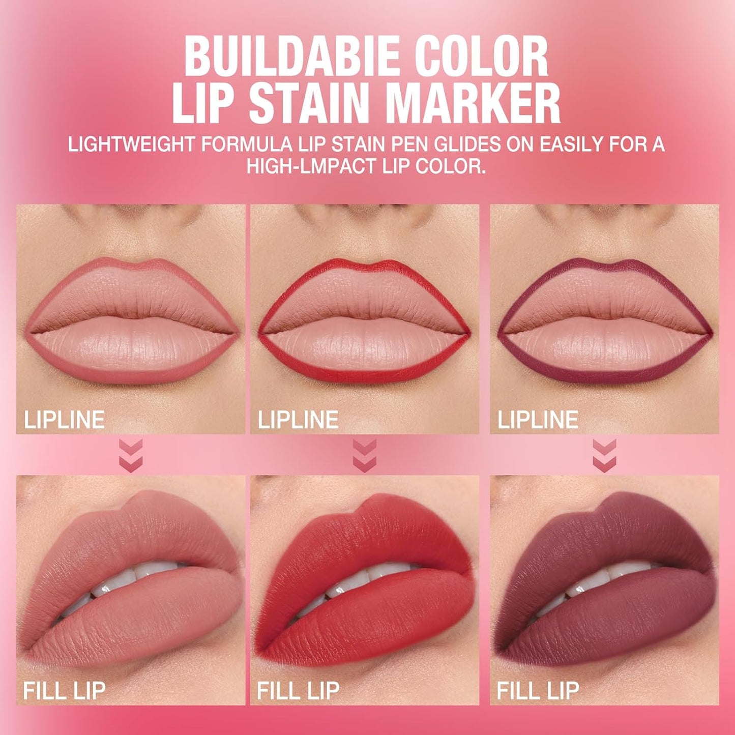 LANGMANNI 8Pcs Sculpting Matte Velvet Lip Liner Set,Smooth Creamy Texture,Waterproof And High Pigmented For Girls Daily Application Lip Makeup(5+6+7+8+9+10+11+12)