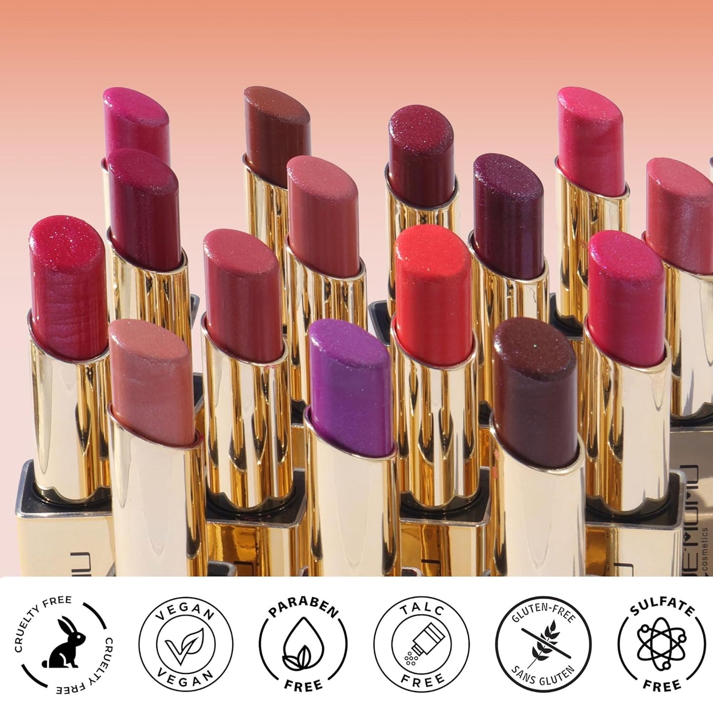 Red Lipstick Moisturizing for Women Shimmer Tinted Lip Balm Hydrating Nourishing Lip Gloss Vegan& Cruelty Free Lip Makeup, ZG108 Passion