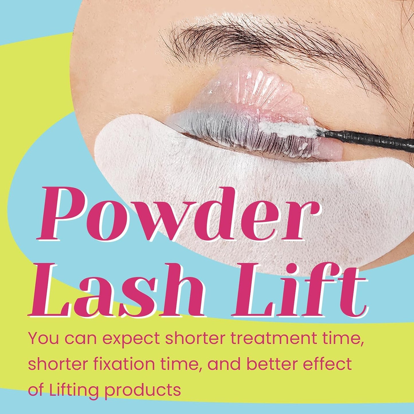 PERMANIA Lash Lift Powder, Super Mix Eyelash Perm Solution Achieve Glue-Free for Korean Lash Lift, Salon Use (Nourishing)