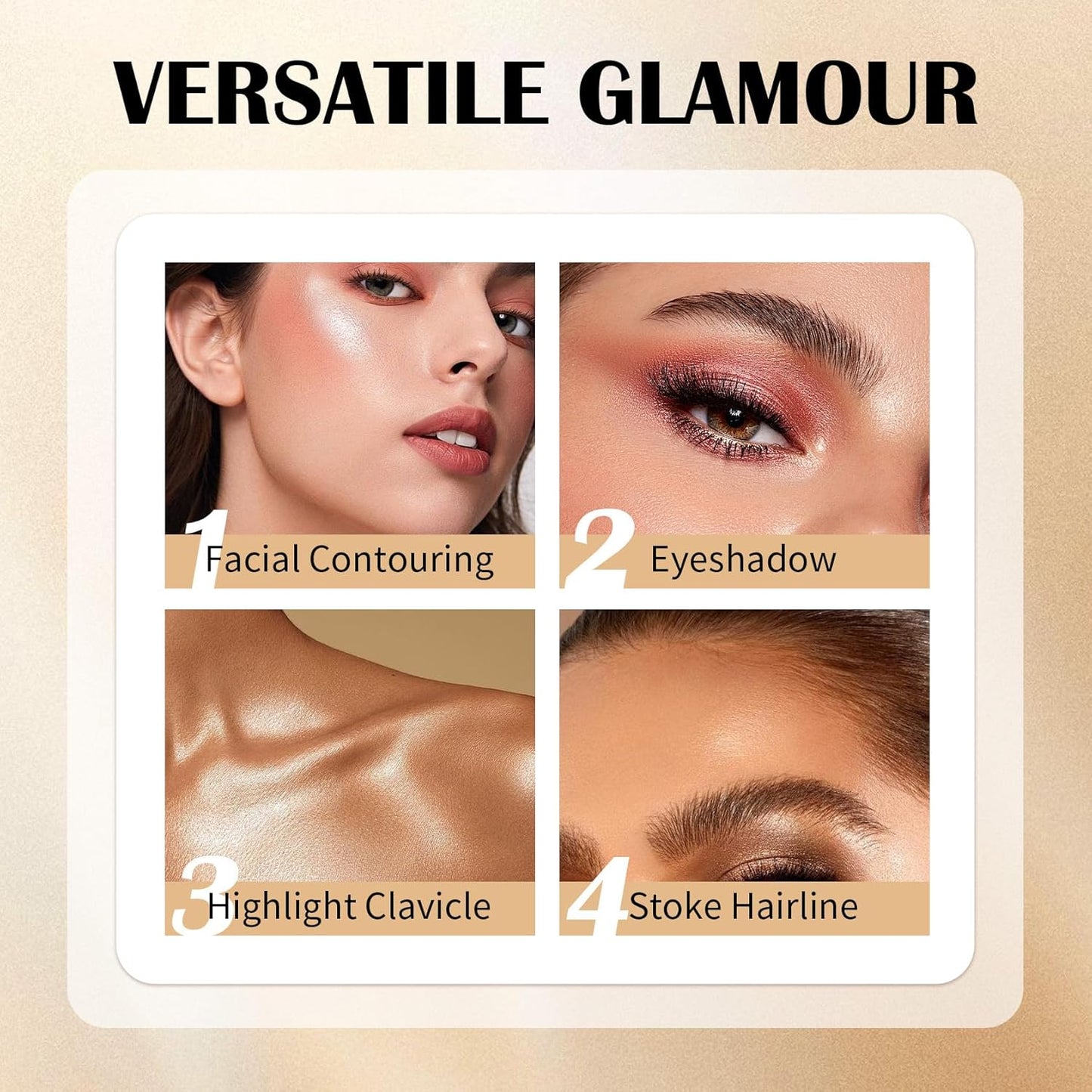 6 Colors Cream Contour Stick Set,Double-ended Cream Bronzer Stick,Highlighter Stick,Blush Stick,Professional Highlighter Makeup Contour Kit,Easy to Sculp Contorno Maquillaje(Set A)