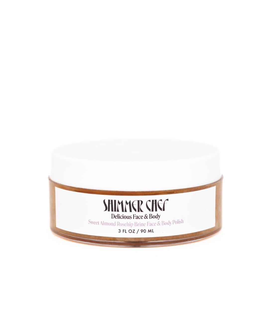 Sweet Almond Rosehip Brine Face & Body Polish | Fusion of Himalayan & Dead Sea Salt, Maple Sugar, Omega 3s & Vitamin E | Reveals Radiance, Elevates Mood with an Exquisite Fragrance | 3 oz