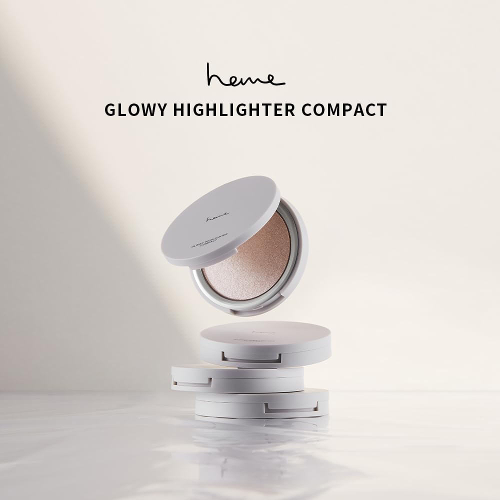 heme Glowy Highlighter Compact 5.5g (04 Glacial White)