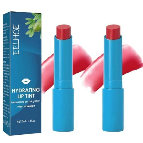 Thrives Lip Tint Hydrating,Strength Hydrating Lip Tint,Strong Moisturizing Effect Tinted Lip Balm Hydrating, Natural Ingredients Sheer Moisture Lip Tint (2PCS)