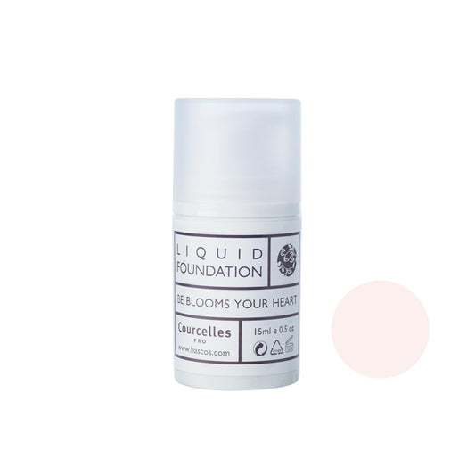 [Courcelles] Liquid Foundation 15ml (0.507oz) [K-Beauty] Made in Korea (NO.100-White Pink)
