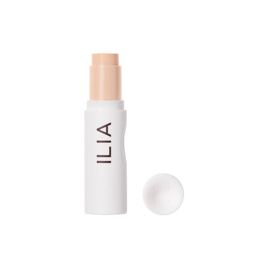 ILIA - Skin Rewind Complexion Stick - Foundation + Concealer + Skincare | Non-Toxic, Vegan, Cruelty-Free, Clean Makeup (4N - Holly, 0.35 oz | 10 g)