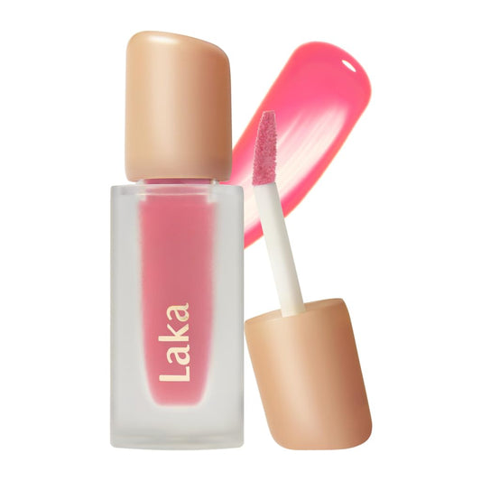 Laka Fruity Glam Tint, 4.5g/0.15 oz., Glowing Lip Stain with Wide Color Spectrum, Hydrating & Lightweight Texture, Long-Lasting Bold Stain, Non-Sticky, Vegan, K-Beauty (#119 Dreaming)
