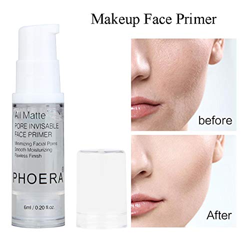 Pro Makeup Primer, Long Lasting Hydrating Smoothing Isolated Moisturizing Oil Free Effect Make Up Base Matte Face Foundation Primer (0.20 Fl Oz (Pack of 1))