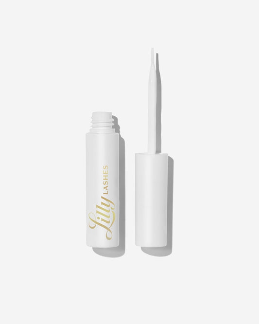 Lilly Lashes Clear Eyelash Glue, Brush On Lash Glue for False Eyelashes, Eyelash Extension Glue for Fake Eyelashes and Natural, Wispy Lashes, Clear Glue Lash Brush, Latex Free Lash Supplies