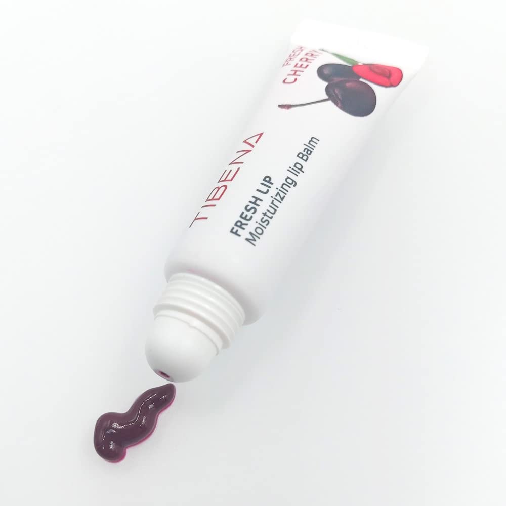 Fresh Lip Moisturizing Lip Balm, Tinted Lip Balm, Moisturizing Lip Care, Gift for Women, for Dry Lips, with Shea Butter (Cherry)