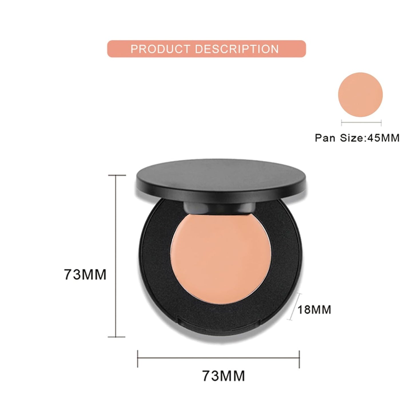 Cream Concealer Corrector Correcting Contour Makeup Set under Eye Concealer Cream Kit for Dark Circles and Blemish 10