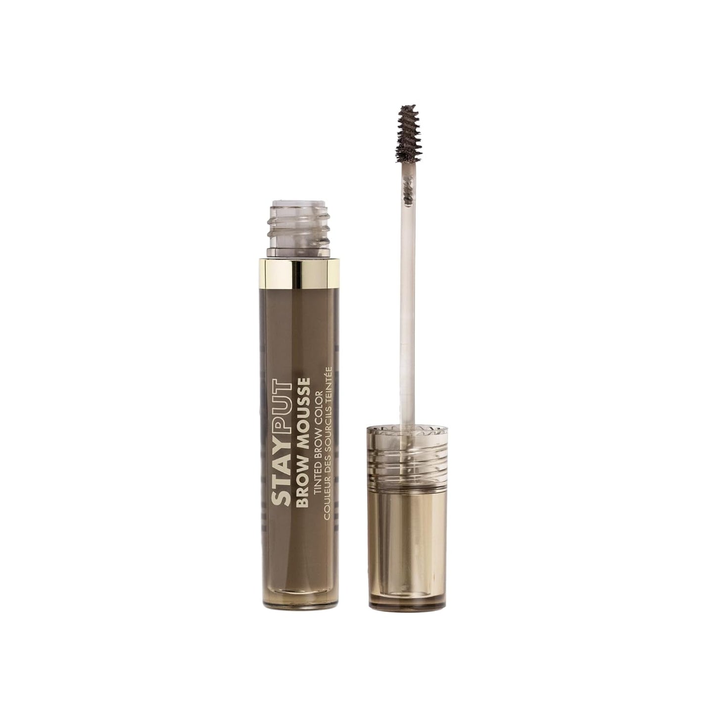 Milani Brow Tint- Stay Put Tinted Brow Mousse, Nourishing, High-Pigment infused with Shea Butter, Jojoba Seed Oil & Panthenol Vitamin B5 - Medium Brown