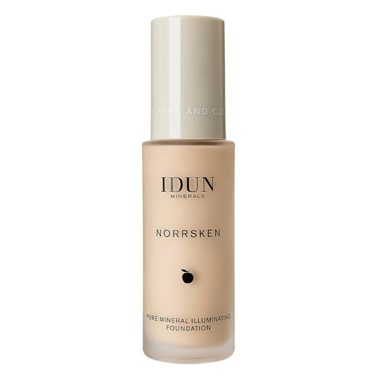Liquid Norrsken Foundation - Silky Smooth Coverage - Luminous, Dewy Finish for Dry and Dull Skin - Water Resistant and Vegan Makeup - 207 Disa - Neutral Light - 1.01 oz