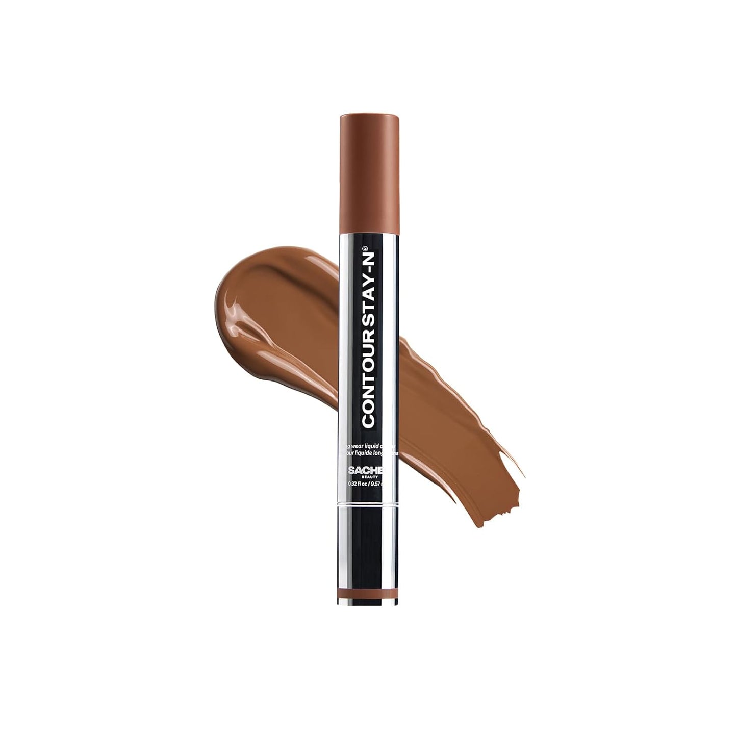 Sacheu Liquid Contour STAY-N Long Wear Cream Contour Makeup — Long Lasting, Blendable, & Lightweight Formula — Vegan & Cruelty-free, Giving Boss