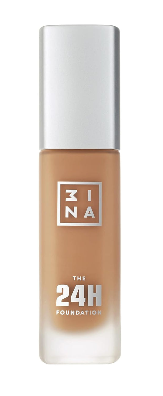 3INA The 24H Foundation 621-24H Long-Wearing Formula - Medium To High Buildable Coverage - Smooth Matte Finish - Expanded Shade Selection - Waterproof, Cruelty Free, Vegan Makeup- 1.01 Oz