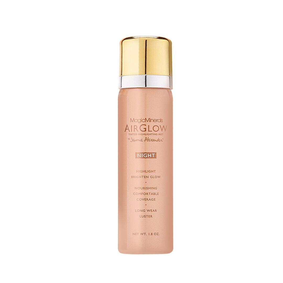 Jerome Alexander MagicMinerals AirGlow Tinted Highlighting Night Mist, Illuminating Airbrush Tinted Moisturizer Spray | Champagne