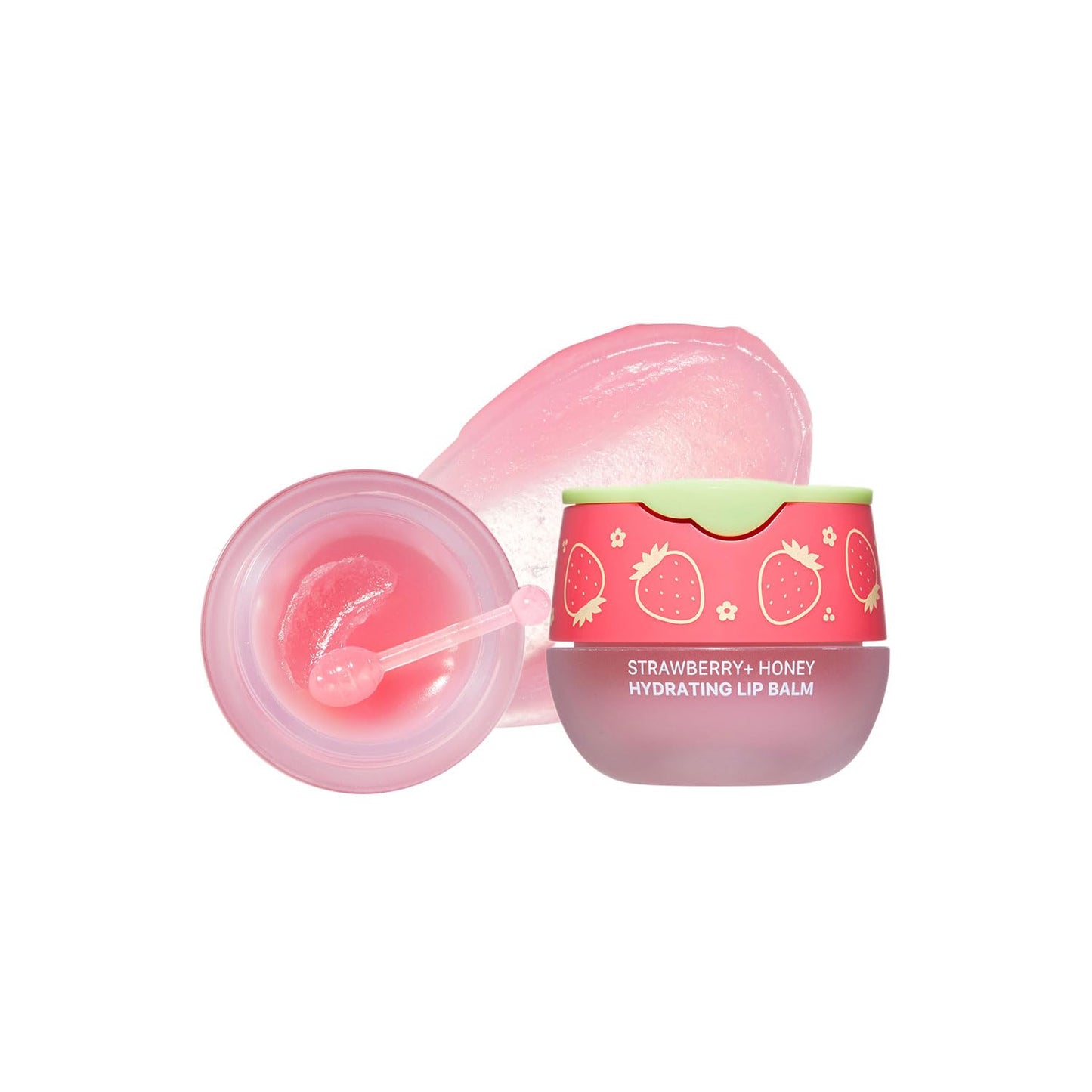 Look At Me Strawberry Honey Moisturizing Lip Balm, Natural Ingredients, Korean Skin Care, Long-Lasting Moisture, Gifts For Women (0.2 fl.oz.)