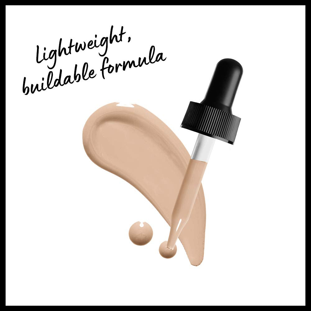 NYX PROFESSIONAL MAKEUP Total Control Pro Drop Foundation, Skin-True Buildable Coverage - Alabaster