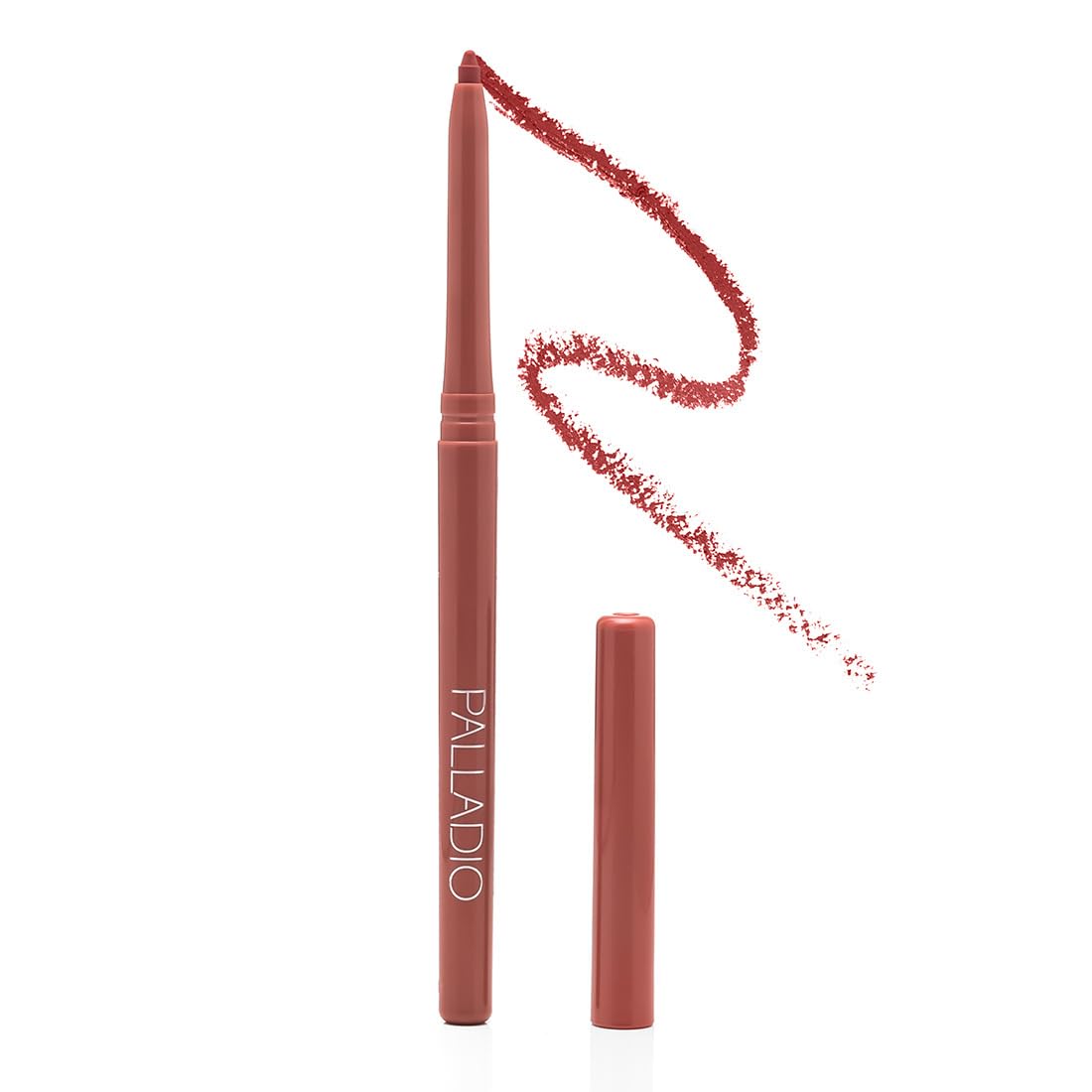 Palladio, Retractable Waterproof Lip Liner High Pigmented and Creamy Color Slim Twist Up Smudge Proof Formula with Long Lasting All Day Wear No Sharpener Required, Raspberry