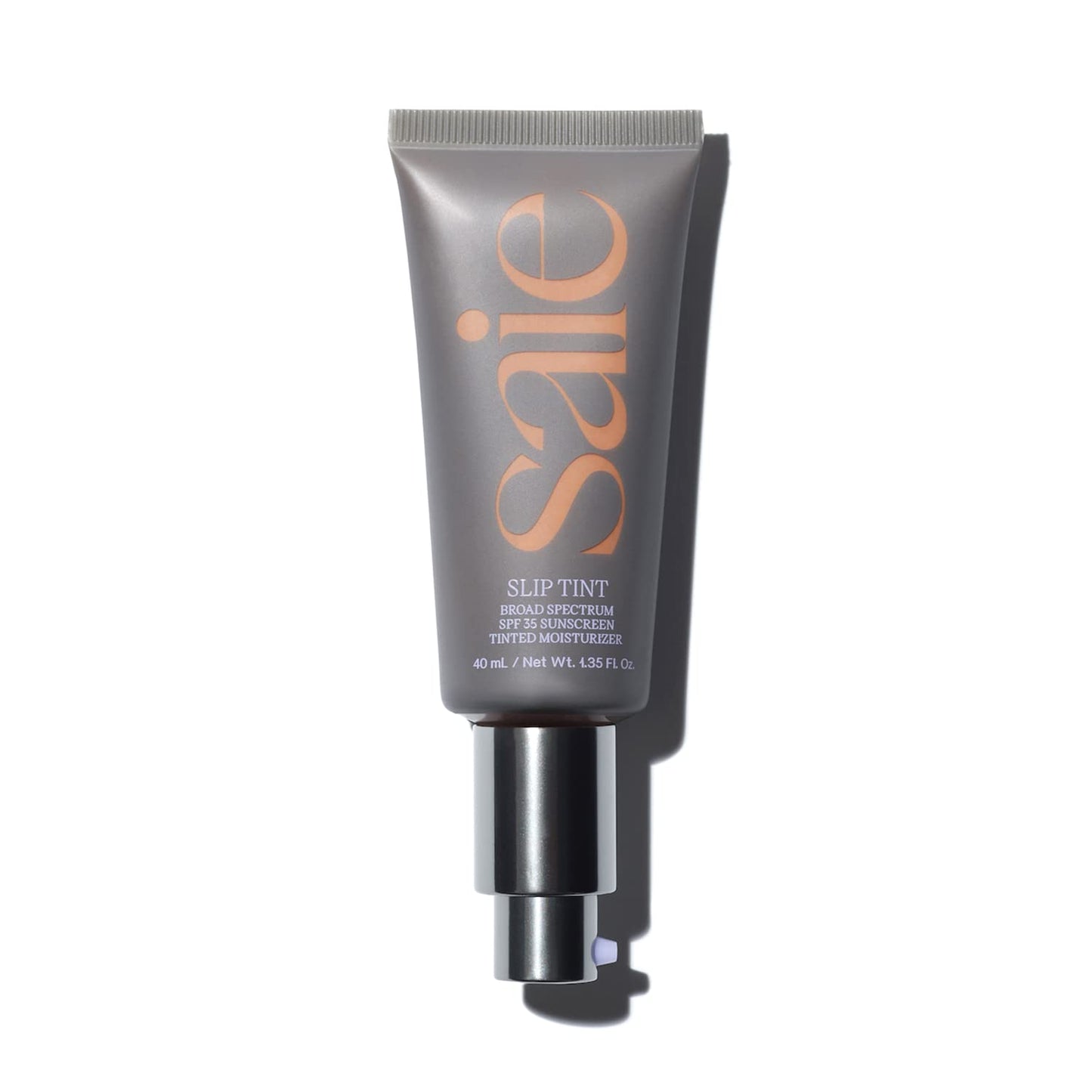 Saie Slip Tint SPF 35 Tinted Moisturizer - Light Coverage Moisturizer + Broad Spectrum Zinc Oxide Sunscreen with Hydrating Hyaluronic Acid - Shade Five + Half (1.35 oz)
