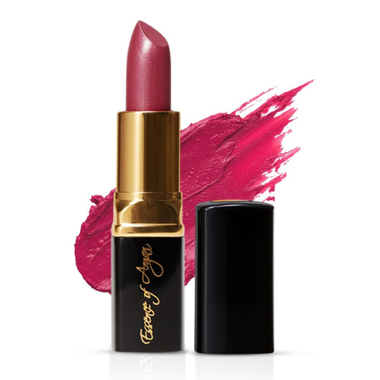 Essence Of Argan Precious Pink Lip Stick for Cracked and Dry Lips -100% Organic Shea Butter, Argan,Jojoba & Grapeseed Oil - Hydrating Long Lasting Lipstick - Deep Moisturizing Pink LipStick for Women