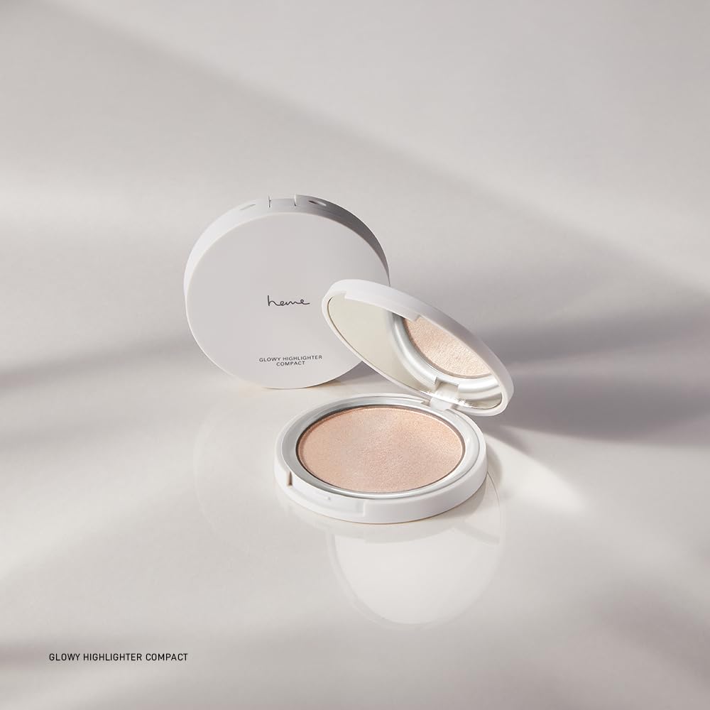 heme Glowy Highlighter Compact 5.5g (01 Rosy Dew)