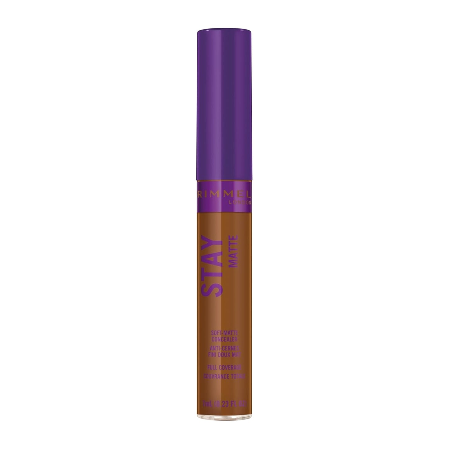 Rimmel London Stay Matte - 610 Chestnut - Concealer, 24-Hour Wear, Shine Control, Fights Free Radicals, 0.23oz