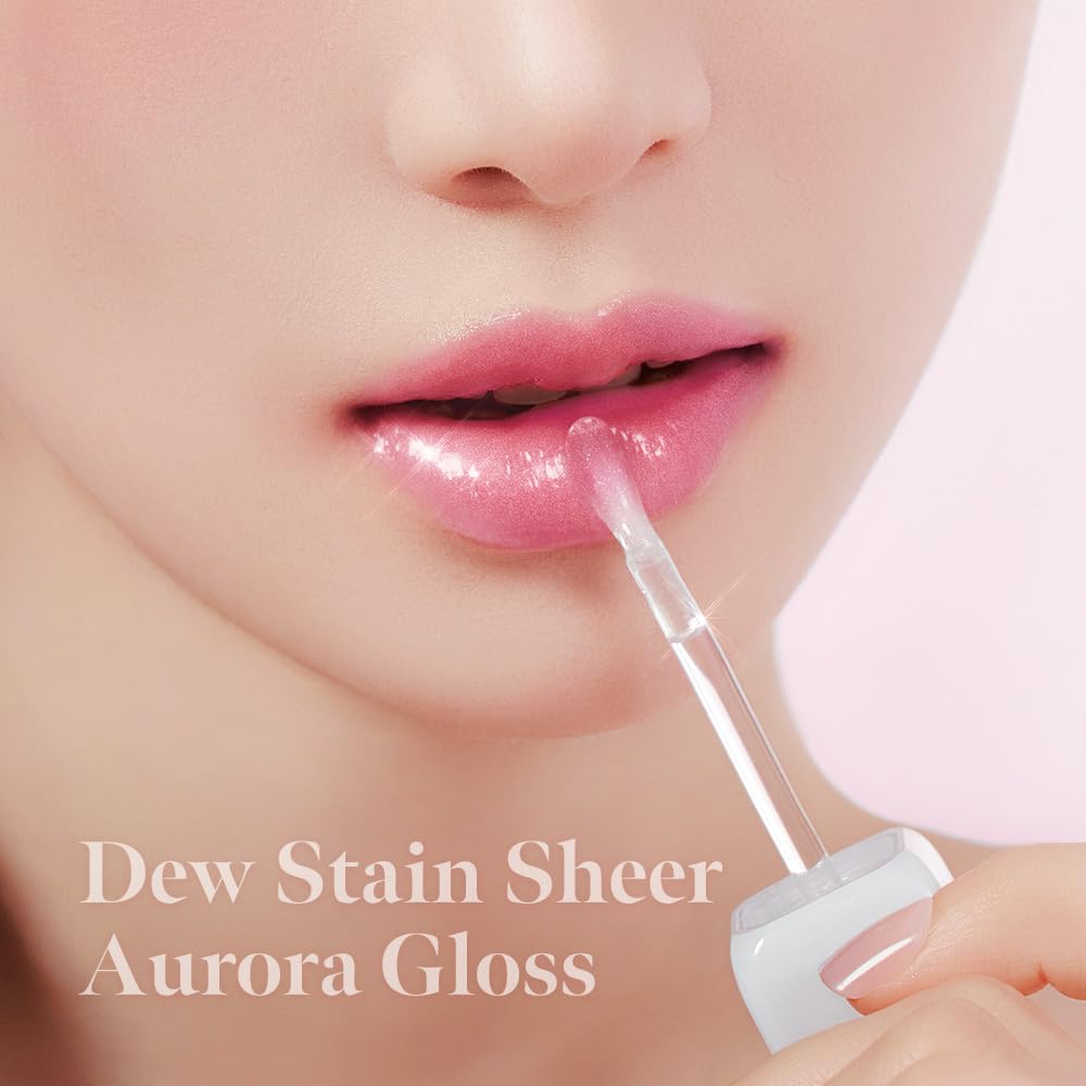 MILKTOUCH Dew Stain Sheer Lip Gloss (01 Honey Dew, 0.14 Fl Oz (Pack of 1))