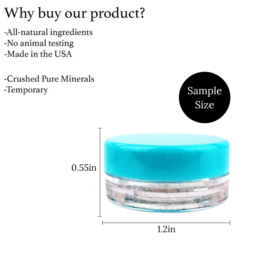 Root Touch Up Powder - Sample Size - 11 Shades Hair Concealer with Zero Fragrance, Talc or Parabens - Hair Cover Hairline Powder by NuBeauti (Light Brown)