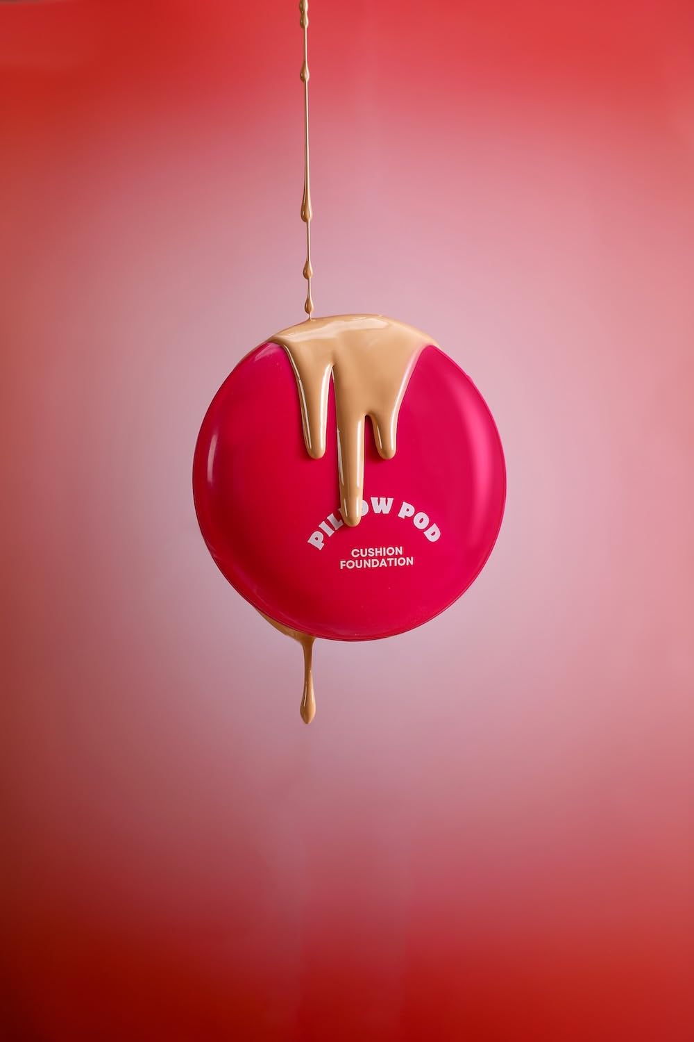 Beauty Pillow Pod Cushion Foundation Beige – Natural Matte Finish, Buildable Coverage, Paraben-Free, Portable Compact with Mirror and Puff,0.42 OZ /12G,pack of 1