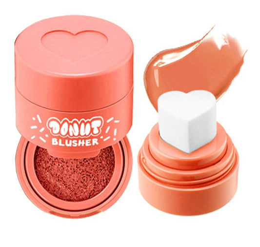 Stamp Liquid Blush Stamp Blush with Heart Shaped Applicator Natural Long Lasting Blush, Light and Airy Makeup for Women (3)