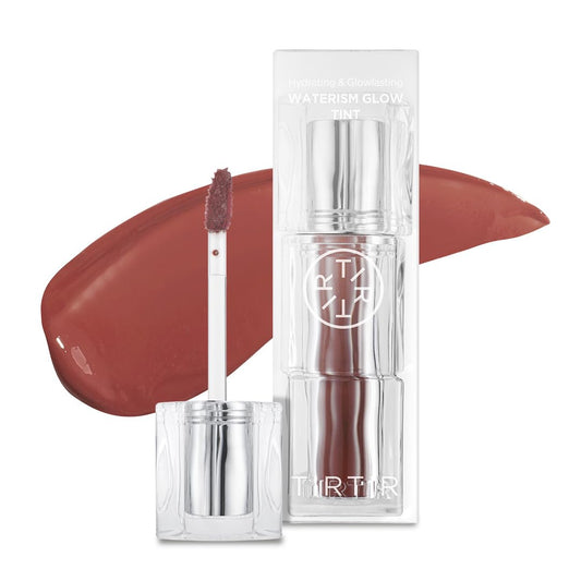 TIRTIR Waterism Tinted Lip Gloss #05 Scotch Shot, 0.14 Fl Oz – Kiss Ready Lipgloss, 12H Long Lasting Non Sticky Natural Tinted Glow Korean Multiuse Cheek and Lip Tint for Women gift