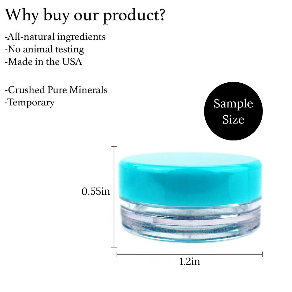 Root Touch Up Powder - 11 Shade Zero Fragrance Hair Concealer for Hairline and Roots by NuBeauti (Sample Size, Dark Red Violet)