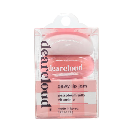 dearcloud Dewy Lip Jam – Hydrating Lip Balm & Gloss with Vitamin E, Korean Skincare (Guava)