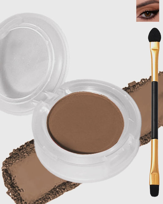 Single Matte Eyeshadow,Brown Eye Shadow Palette Makeup for Older Women, High Pigment Waterproof Nude Pressed Eye Shadows Brow Powder with Smooth Lightweight Powde,Blendable for Daily Eye Look-224