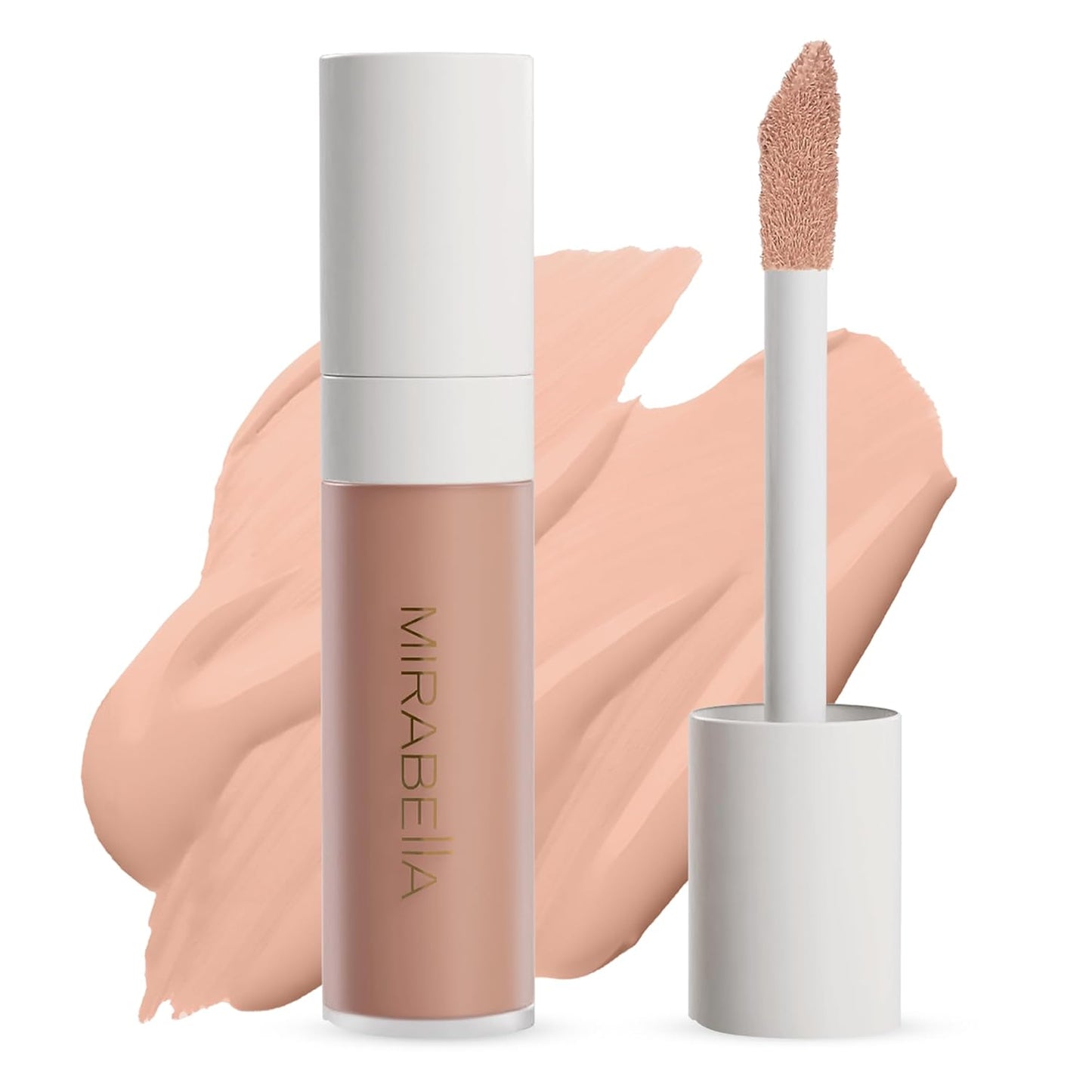 Mirabella Invincible For All Perfecting Under Eye Concealer Full Coverage - Hydrating Makeup Concealer for Dark Circles, Fine Lines & Wrinkles w/Hyaluronic Acid - Light L110