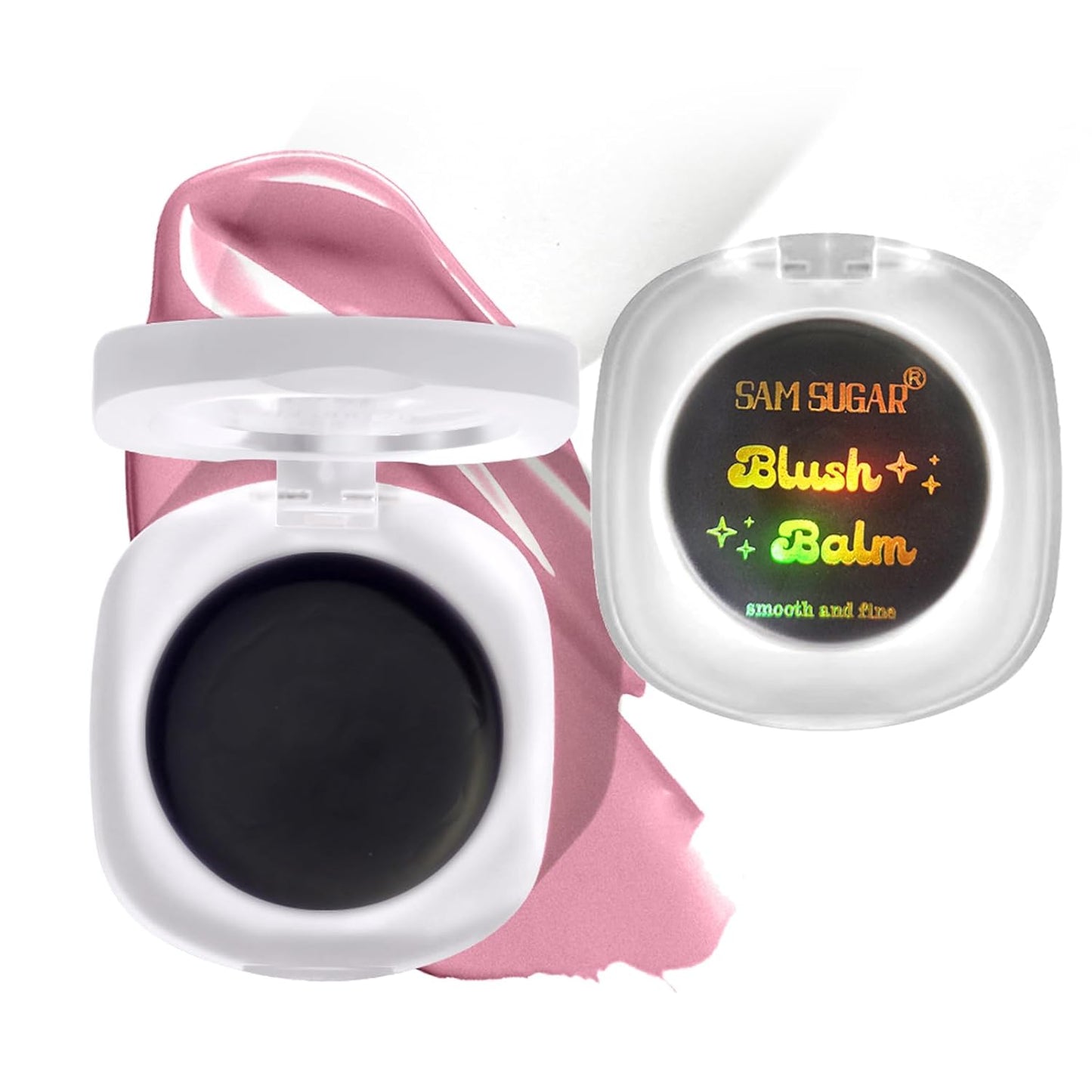 Cream Blush,Color Color Changing Tint,Magic Blush for Cheek & Lip Waterproof Multi-Use Lips and Cheek Tint,Moisturizing Lightweight, Makeup Blush (Black, 1.62 oz)