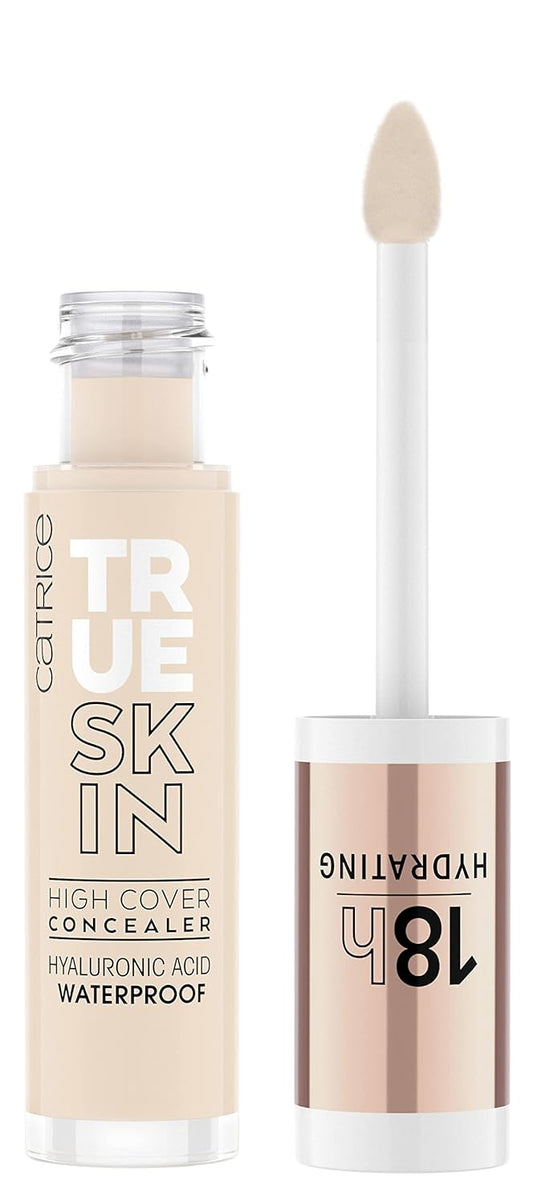 Catrice | True Skin High Cover Concealer (001 | Neutral Swan) | Waterproof & Lightweight for Soft Matte Look | With Hyaluronic Acid & Lasts Up to 18 Hours | Vegan, Cruelty Free