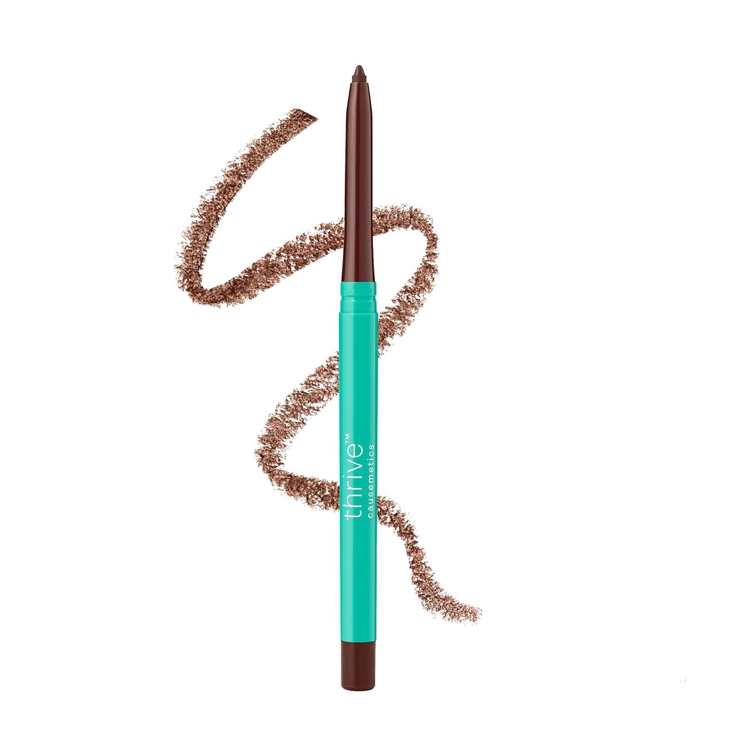 Thrive Causemetics Lip Filler Long-Wearing + Plumping Lip Liner, Shea Butter Hydrating Lip Plumper Retractable Lip Liner Pencil, Built In Sharpener, Vegan & Cruelty Free, Katrece (Espresso)