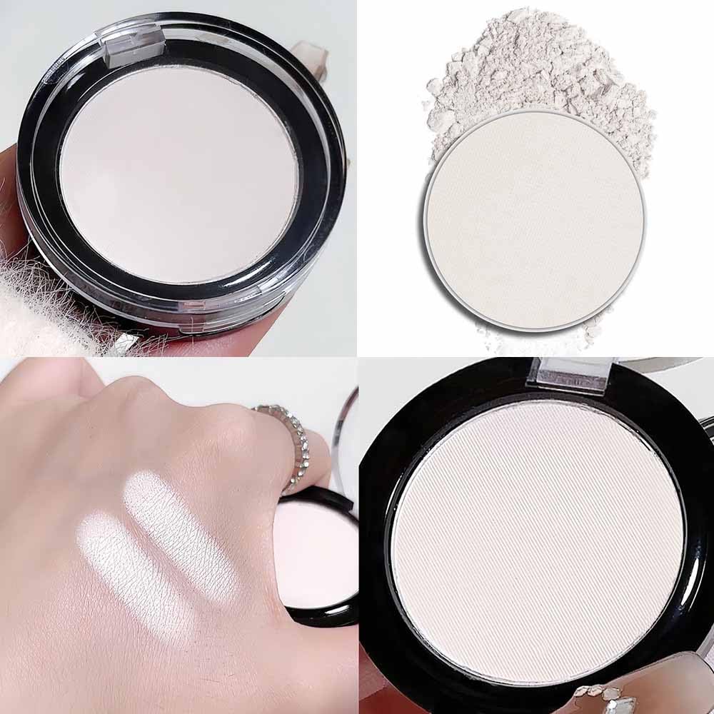 Single Nude White Matte Eyeshadow,Monochrome Eye Shadow,Apply Makeup Easily,Matte Pressed Powder Single Eyeshadow,24 Hour Eye Makeup Longwear Waterproof
