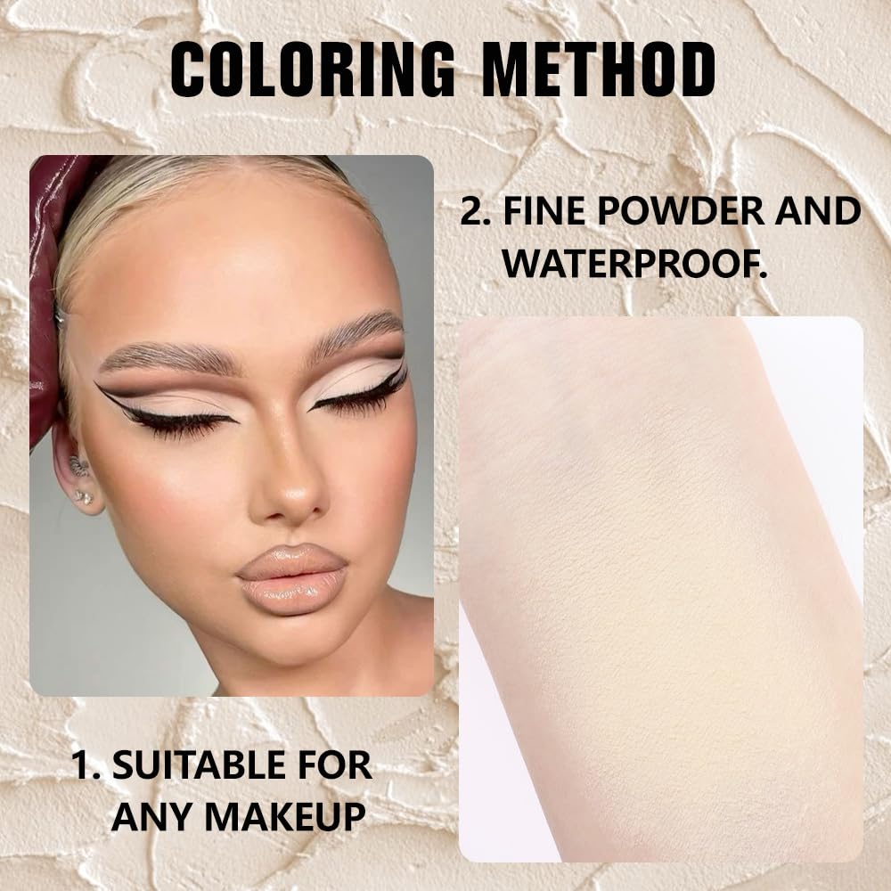 Buildable Matte Eyeshadow Makeup Palette Single - French Vanilla Shades | Creamy Pressed Powder for Easy Blending | Mini Travel Palette for Women | Everyday Natural Eye Makeup