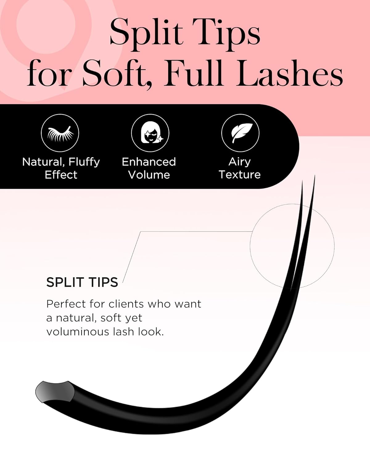 BEYELIAN Flat Eyelash Extension, Ellipse Lash Extensions 0.20 D Curl 15mm 16 Rows Matte Black Eyelash Extension Supplies Classic Lash Extensions Individual Eyelashes Salon Use