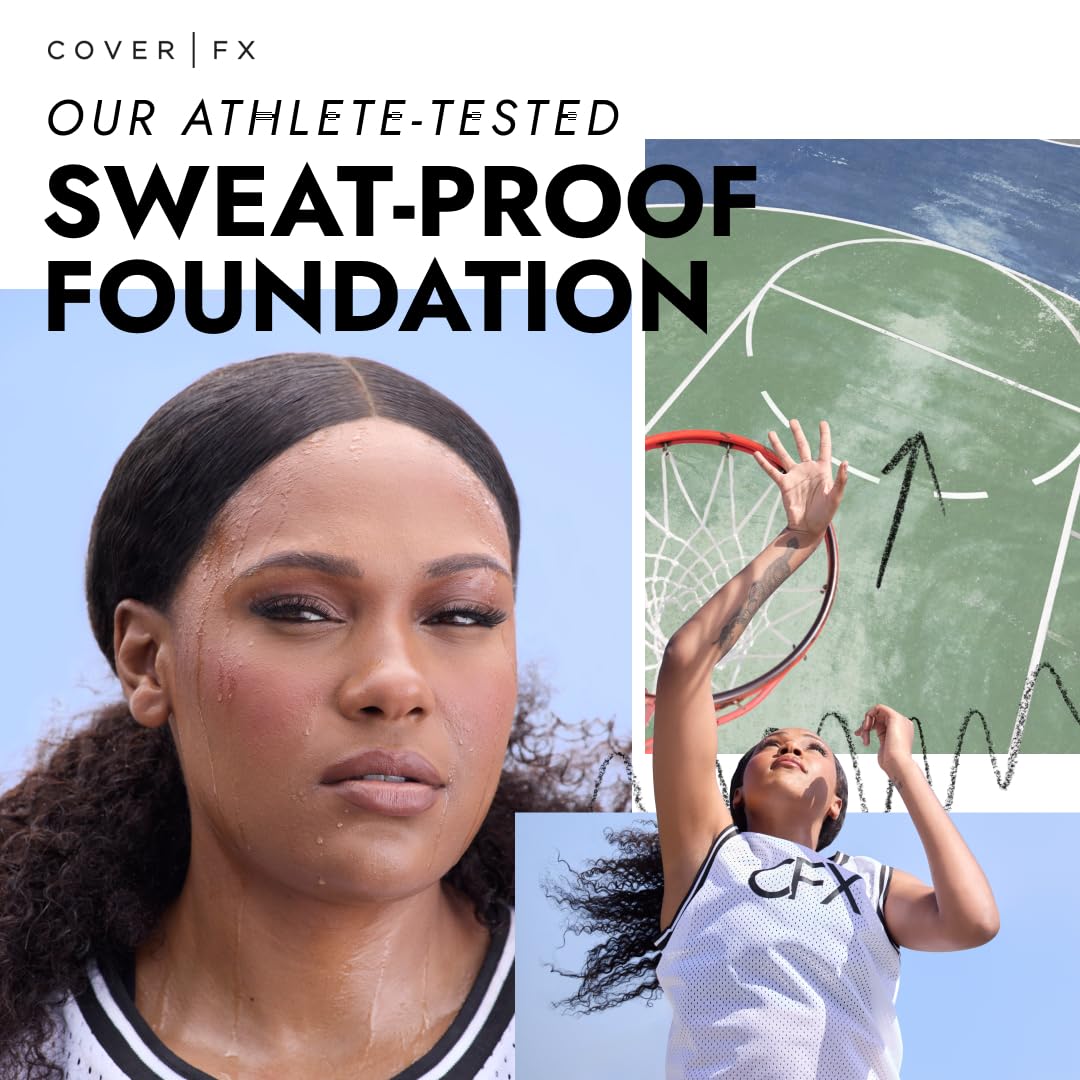 COVER FX Total Cover Cream Foundation - Shade L1 - Buildable Coverage - Natural Finish - Oil-Free - Sweat-Proof