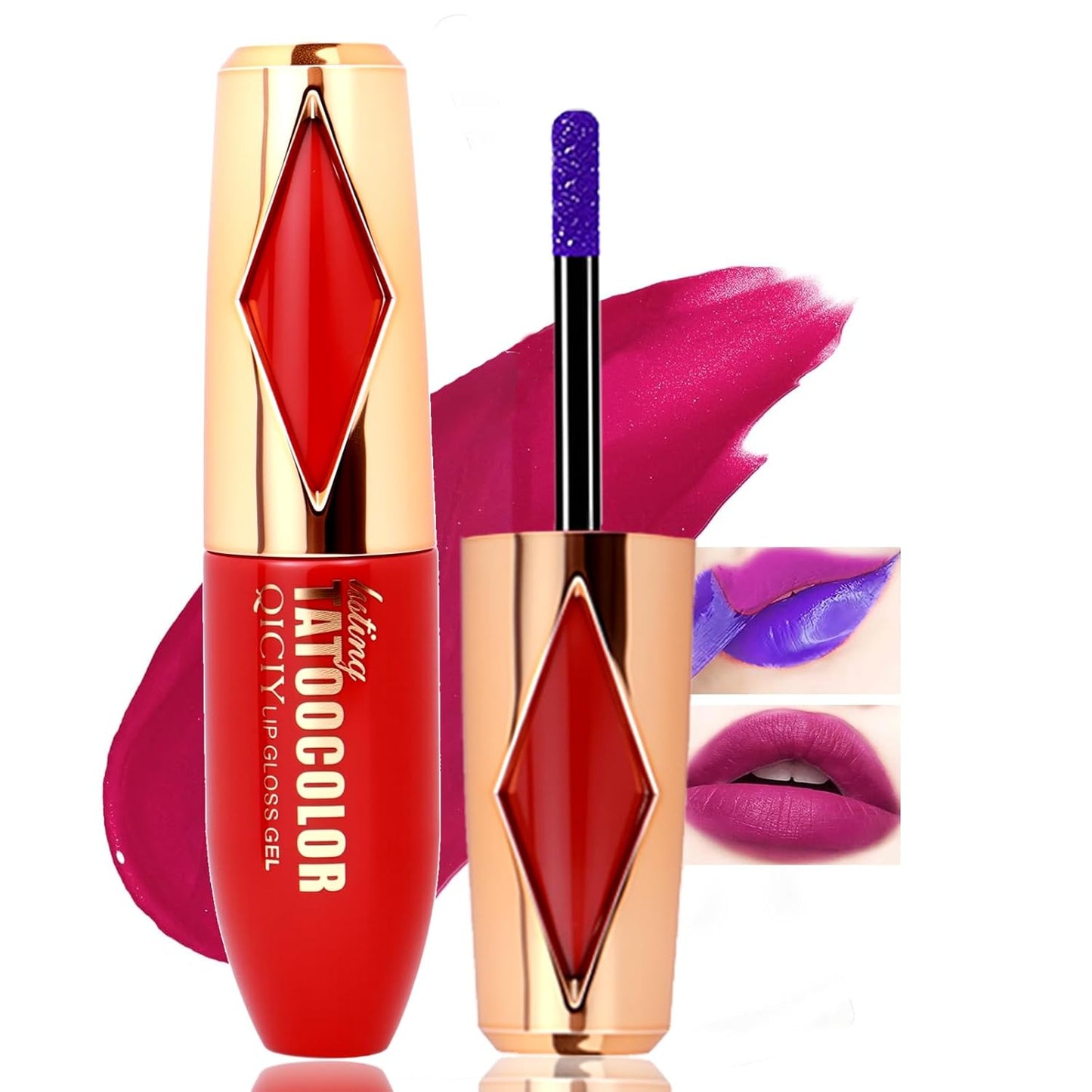 Peel Off Lip Stain -Lip Stain Peel Off Masque - Long Lasting, Waterproof and Transfer Proof Nude Lip Tint, Matte Finish Peel Off Makeup