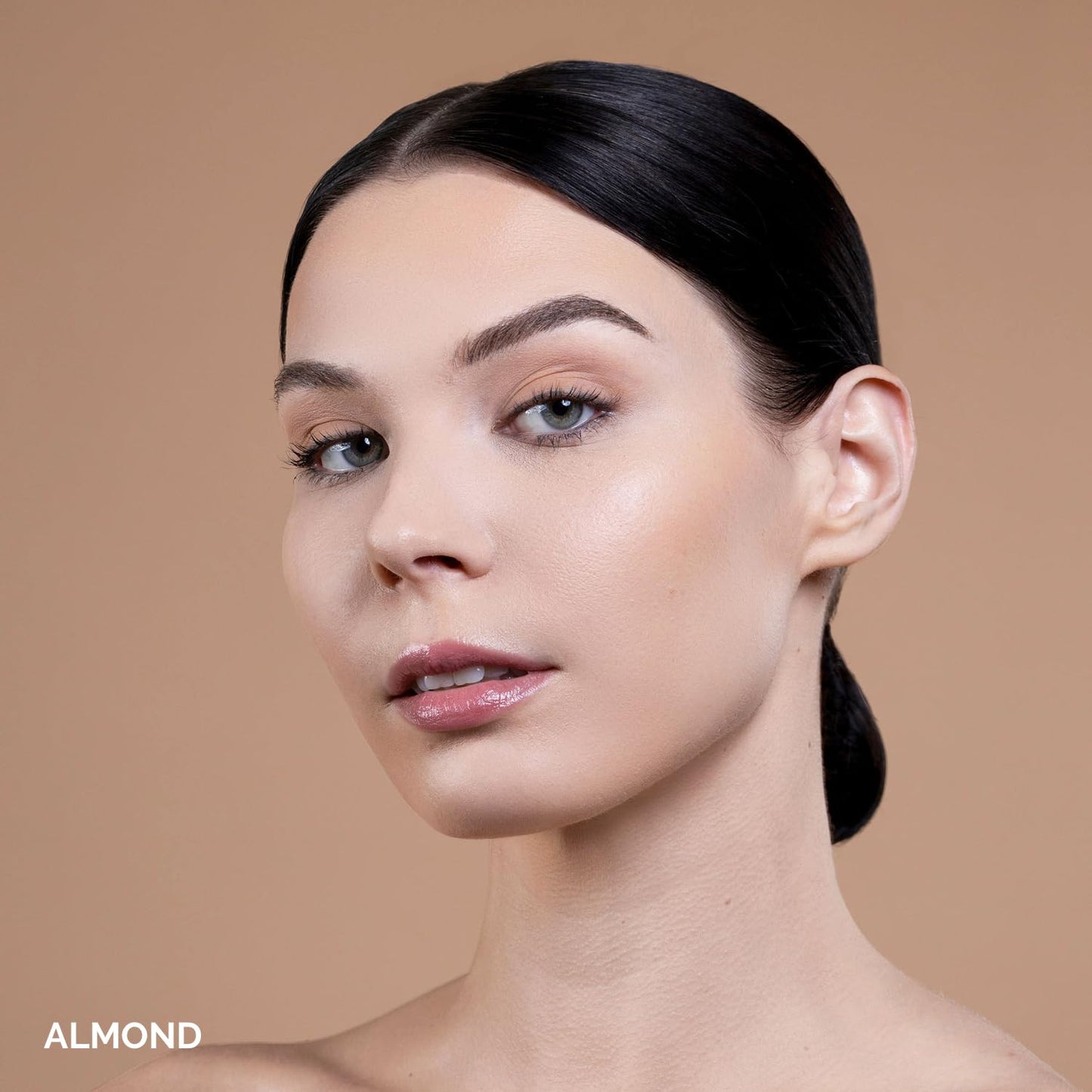 OFIR Skin Satin Medium Coverage Foundation | Lightweight Foundation Makeup with Vegan Formula | Blue Light Protection & Non-Creasing for Long-Lasting Wear | 1 FL OZ (Almond - Medium Neutral)