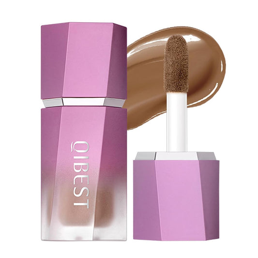 Soft Liquid Contour Stick, Liquid Face Bronzer Stick Built-in Sponge Tip, Cool Toned Liquid Contour for Women and Girl, Lightweight Blendable Cream Bronzer Stick Makeup,05 Bronzer